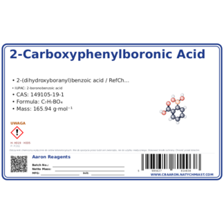 2-Carboxyphenylboronic acid, CAS 149105-19-1 — etykieta produktu chemicznego