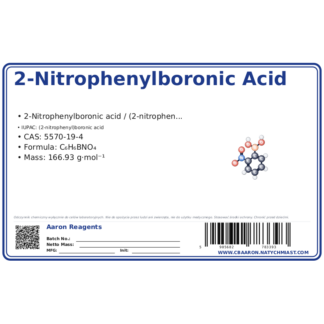 2-Nitrophenylboronic acid, CAS 5570-19-4 — etykieta produktu chemicznego