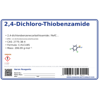 2,4-Dichloro-Thiobenzamide, CAS 2775-38-4 — etykieta produktu chemicznego