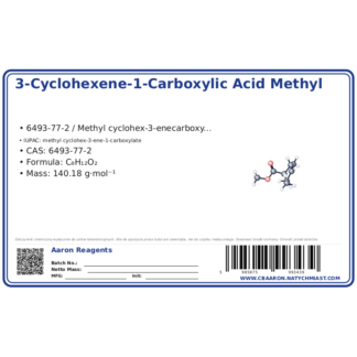 3-Cyclohexene-1-Carboxylic Acid Methyl Ester, CAS 6493-77-2 — etykieta produktu chemicznego