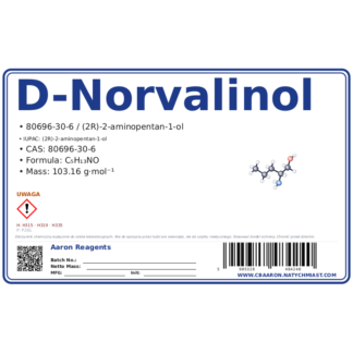 D-Norvalinol, CAS 80696-30-6 — etykieta produktu chemicznego