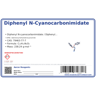 Diphenyl N-cyanocarbonimidate, CAS 79463-77-7 — etykieta produktu chemicznego