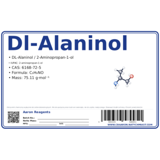 Dl-Alaninol, CAS 6168-72-5 — etykieta produktu chemicznego
