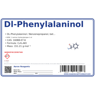 Dl-Phenylalaninol, CAS 16088-07-6 — etykieta produktu chemicznego