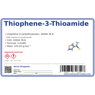 Thiophene-3-Thioamide, CAS 24044-76-6 — etykieta produktu chemicznego