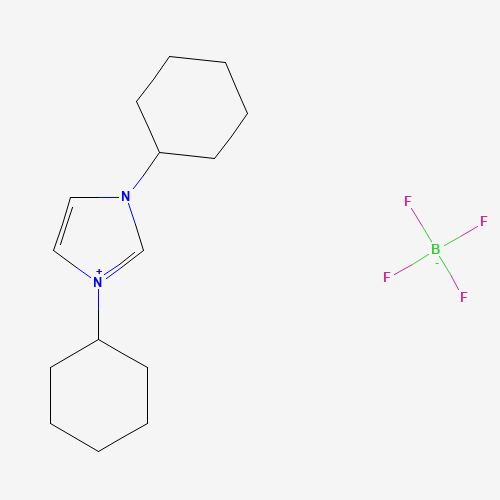 Szkielet 2D 1,3-Dicyclohexyl-Imidazolium Tetrafluoroborate, CAS 286014-38-8, wzór C15H25BF4N2