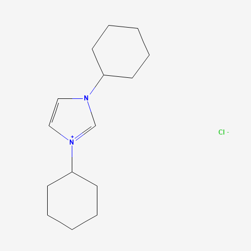 Szkielet 2D 1,3-Dicyclohexyl-Imidazolium Chloride, CAS 181422-72-0, wzór C15H25ClN2