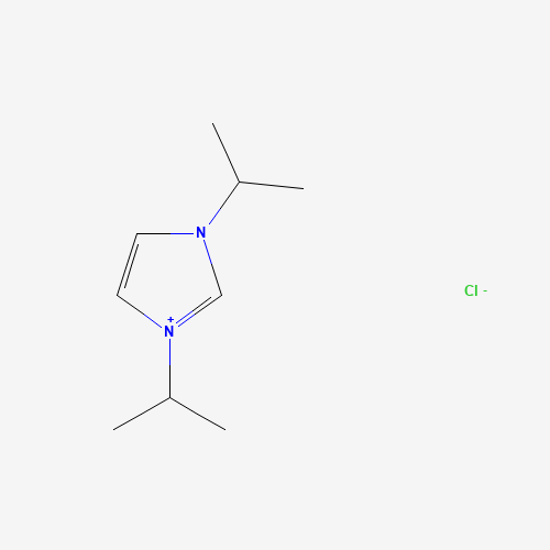 Szkielet 2D 1,3-Diisopropylimidazolium chloride, CAS 139143-09-2, wzór C9H17ClN2