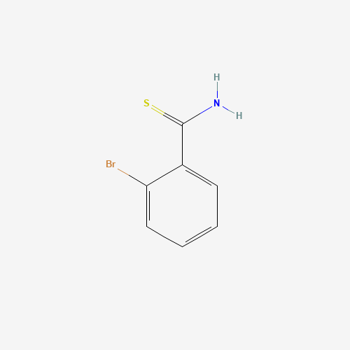 Szkielet 2D 2-Bromothiobenzamide, CAS 30216-44-5, wzór C7H6BrNS