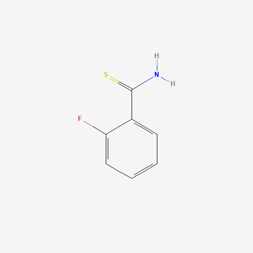 Szkielet 2D 2-Fluorothiobenzamide, CAS 75907-82-3, wzór C7H6FNS