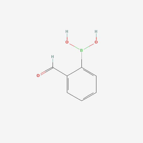 Szkielet 2D 2-Formylbenzeneboronic acid, CAS 40138-16-7, wzór C7H7BO3