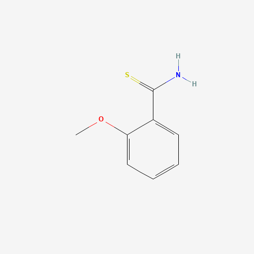 2-Methoxy-Thiobenzamide — struktura chemiczna 2D (CAS 42590-97-6, wzór C8H9NOS, masa 167.23 g/mol)