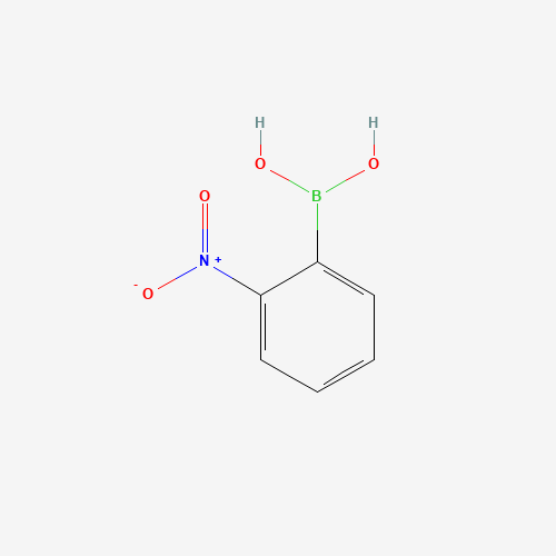 Szkielet 2D 2-Nitrophenylboronic acid, CAS 5570-19-4, wzór C6H6BNO4