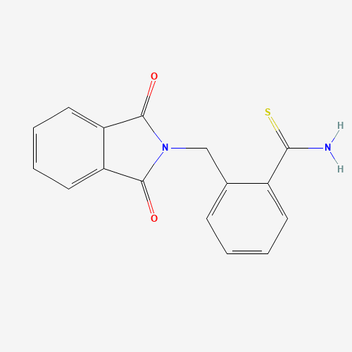 Szkielet 2D 2-(Phthalimido-Methyl)-Thiobenzamide, CAS 730971-67-2, wzór C16H12N2O2S