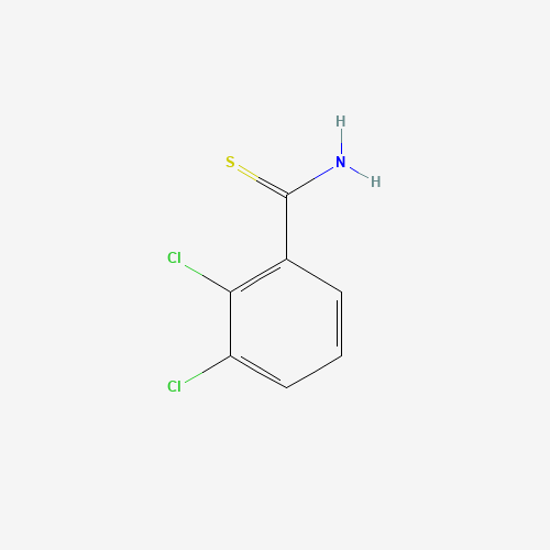 Szkielet 2D 2,3-Dichloro-Thiobenzamide, CAS 84863-83-2, wzór C7H5Cl2NS
