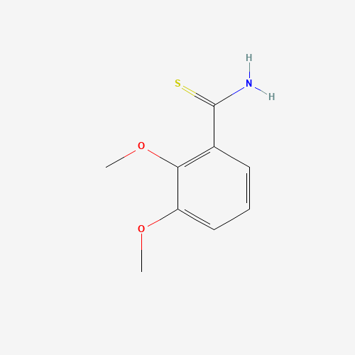 Szkielet 2D 2,3-Dimethoxy-Thiobenzamide, CAS 145736-64-7, wzór C9H11NO2S