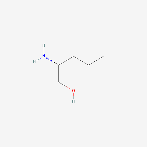 Szkielet 2D D-Norvalinol, CAS 80696-30-6, wzór C5H13NO