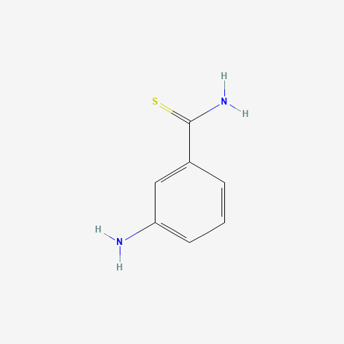 Szkielet 2D 3-Aminothiobenzamide, CAS 78950-36-4, wzór C7H8N2S