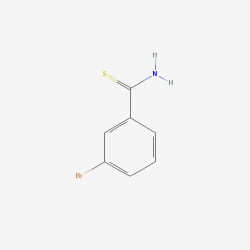 Szkielet 2D 3-Bromo-Thiobenzamide, CAS 2227-62-5, wzór C7H6BrNS