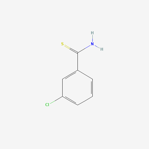 Szkielet 2D 3-Chloro-Thiobenzamide, CAS 2548-79-0, wzór C7H6ClNS