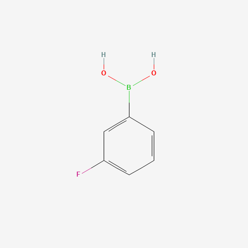 Szkielet 2D 3-Fluorophenylboronic acid, CAS 768-35-4, wzór C6H6BFO2