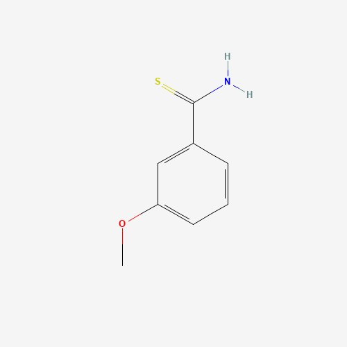 Szkielet 2D 3-Methoxy-Thiobenzamide, CAS 64559-06-4, wzór C8H9NOS