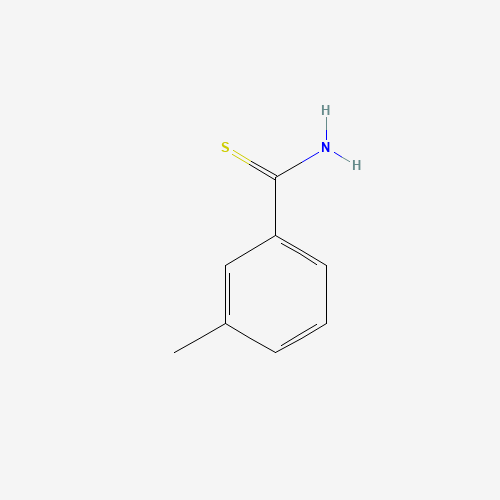 Szkielet 2D 3-Methyl-Thiobenzamide, CAS 2362-63-2, wzór C8H9NS