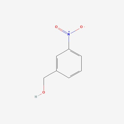 Szkielet 2D 3-Nitrobenzyl alcohol, CAS 619-25-0, wzór C7H7NO3
