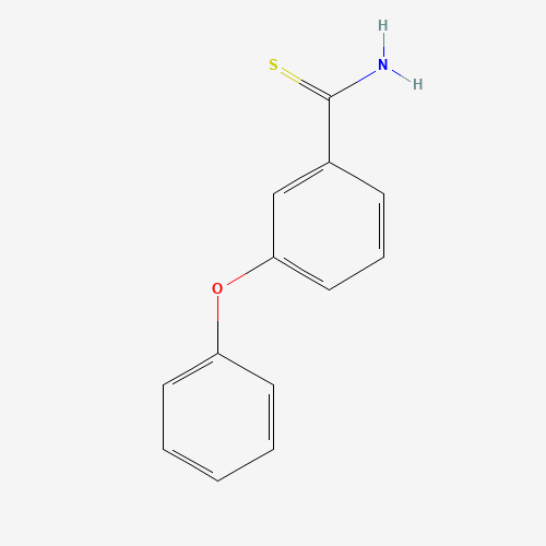 Szkielet 2D 3-Phenoxy-Thiobenzamide, CAS 730971-69-4, wzór C13H11NOS
