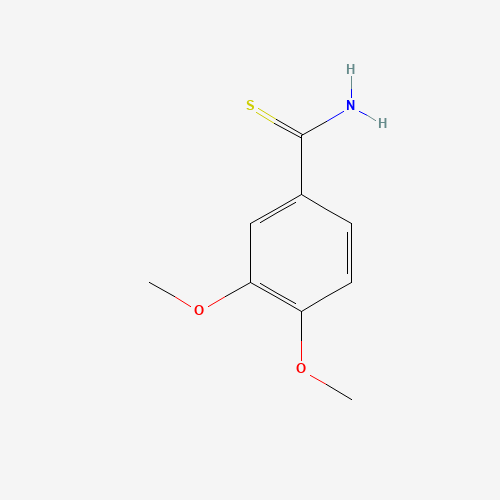 Szkielet 2D 3,4-Dimethoxy-Thiobenzamide, CAS 58952-14-0, wzór C9H11NO2S
