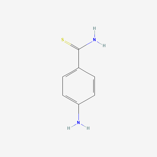 Szkielet 2D 4-Aminothiobenzamide, CAS 4714-67-4, wzór C7H8N2S