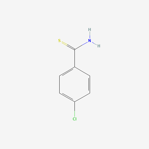 Szkielet 2D 4-Chlorothiobenzamide, CAS 2521-24-6, wzór C7H6ClNS