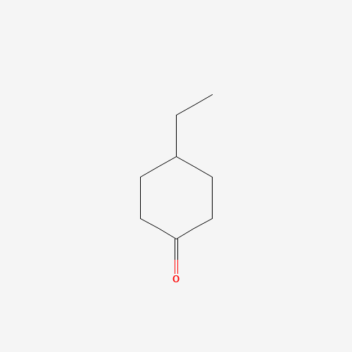 Szkielet 2D 4-Ethylcyclohexanone, CAS 5441-51-0, wzór C8H14O