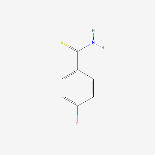 Szkielet 2D 4-Fluorothiobenzamide, CAS 22179-72-2, wzór C7H6FNS