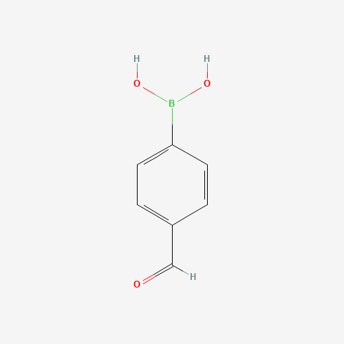 Szkielet 2D 4-Formylphenylboronic acid, CAS 87199-17-5, wzór C7H7BO3