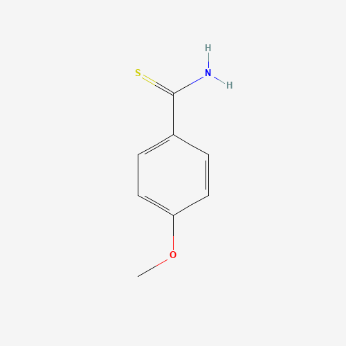 Szkielet 2D 4-Methoxythiobenzamide, CAS 2362-64-3, wzór C8H9NOS