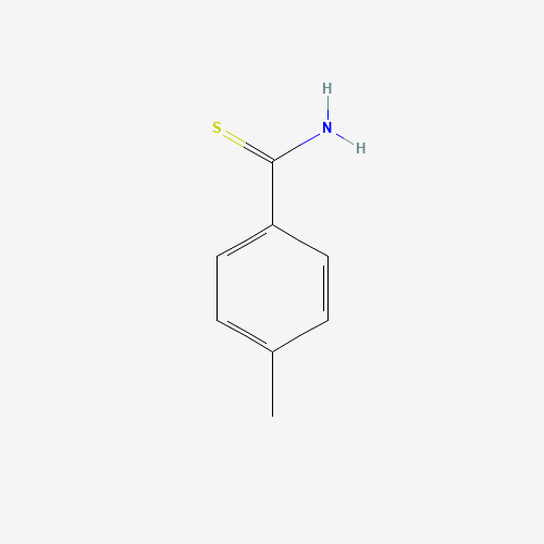 Szkielet 2D 4-Methyl(Thiobenzamide), CAS 2362-62-1, wzór C8H9NS