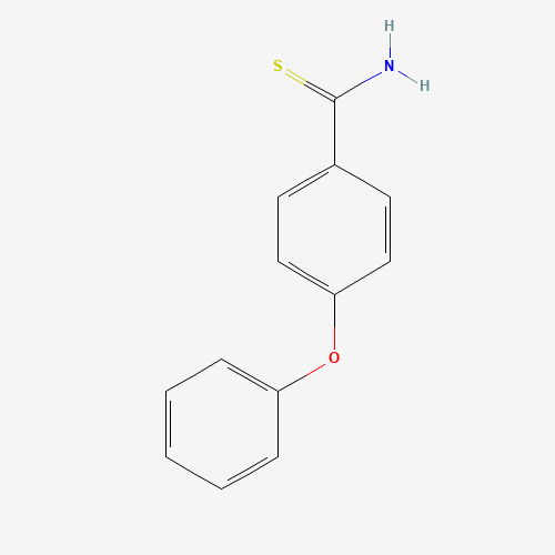 Szkielet 2D 4-Phenoxy-Thiobenzamide, CAS 730971-68-3, wzór C13H11NOS