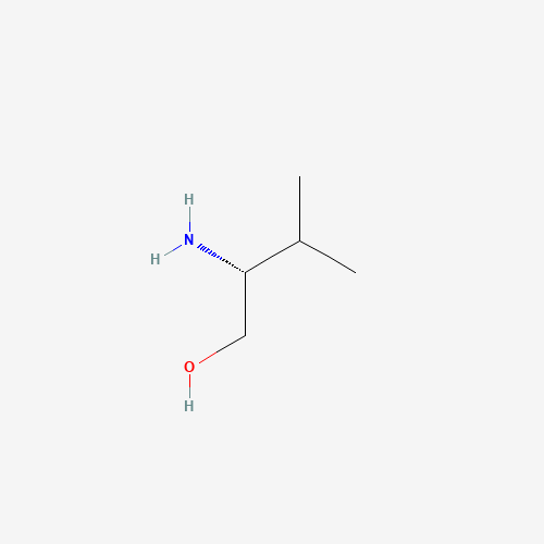 Szkielet 2D (R)-(-)-2-Amino-3-methyl-1-butanol, CAS 4276-09-9, wzór C5H13NO