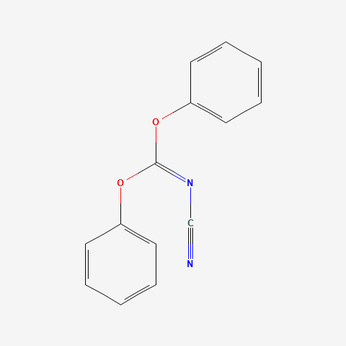 Szkielet 2D Diphenyl N-cyanocarbonimidate, CAS 79463-77-7, wzór C14H10N2O2