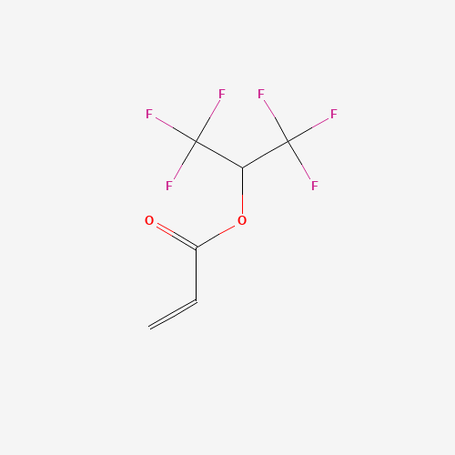 Szkielet 2D 1,1,1,3,3,3-Hexafluoroisopropyl acrylate, CAS 2160-89-6, wzór C6H4F6O2