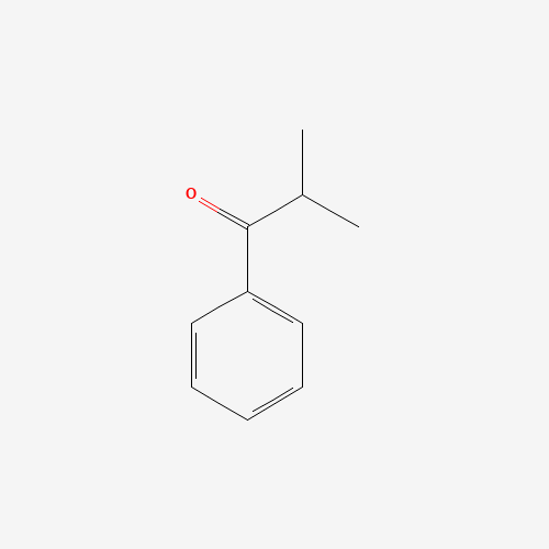 Szkielet 2D Isobutyrophenone, CAS 611-70-1, wzór C10H12O