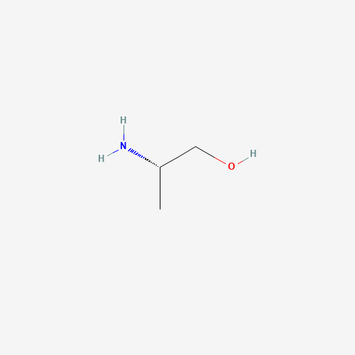 Szkielet 2D L-Alaninol, CAS 2749-11-3, wzór C3H9NO