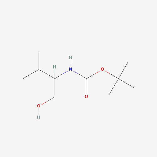 Szkielet 2D N-Boc-D/l-Valinol, CAS 169556-48-3, wzór C10H21NO3