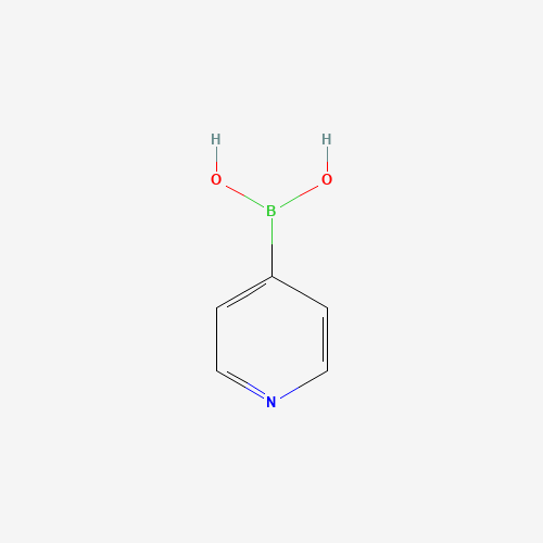 Szkielet 2D Pyridine-4-boronic acid, CAS 1692-15-5, wzór C5H6BNO2