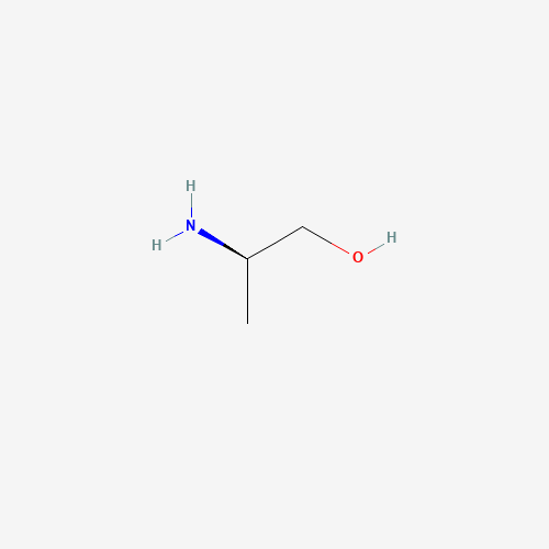 Szkielet 2D (R)-(-)-2-Amino-1-propanol, CAS 35320-23-1, wzór C3H9NO