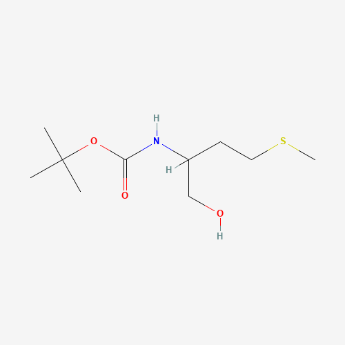 Szkielet 2D N-Boc-D/l-Methioninol, CAS 92148-47-5, wzór C10H21NO3S