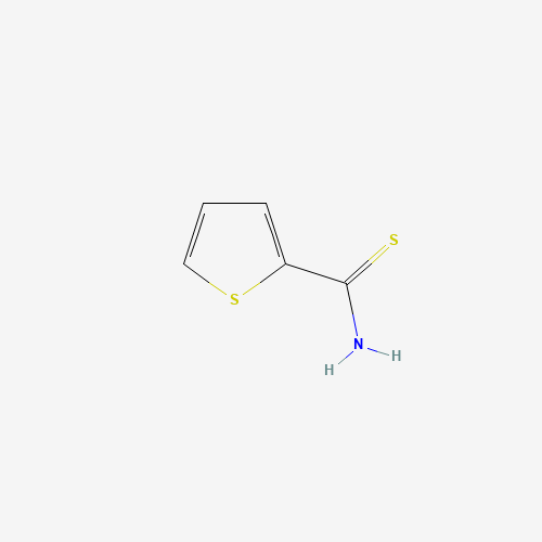 Szkielet 2D Thiophene-2-Thiocarboxamide, CAS 20300-02-1, wzór C5H5NS2