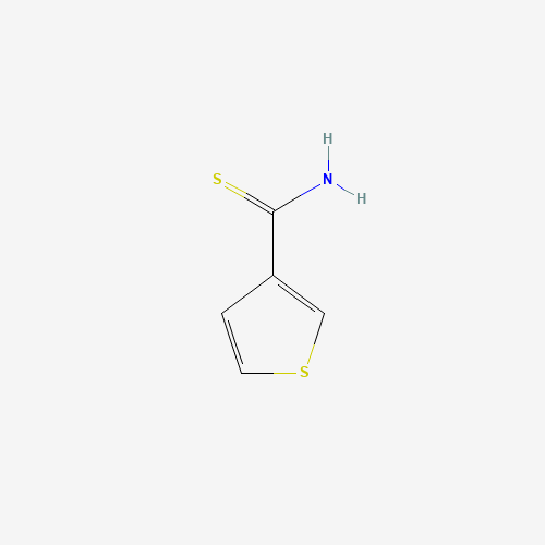 Szkielet 2D Thiophene-3-Thioamide, CAS 24044-76-6, wzór C5H5NS2